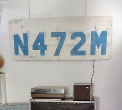 Martin M404 registration N472M